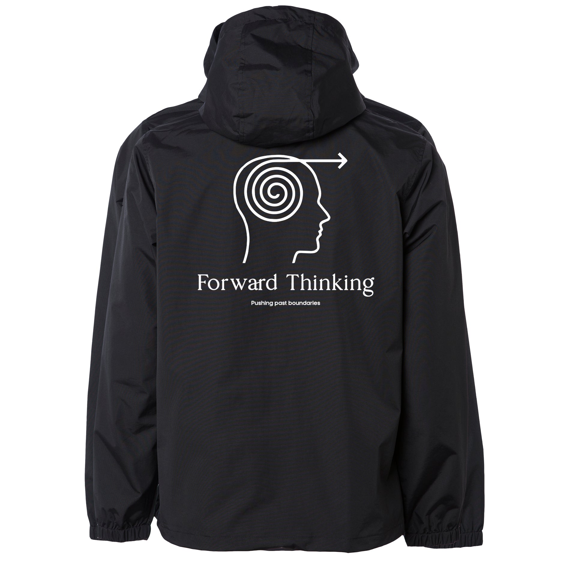 Forward Thinking Anorak Half Zip Waterproof Jacket Back