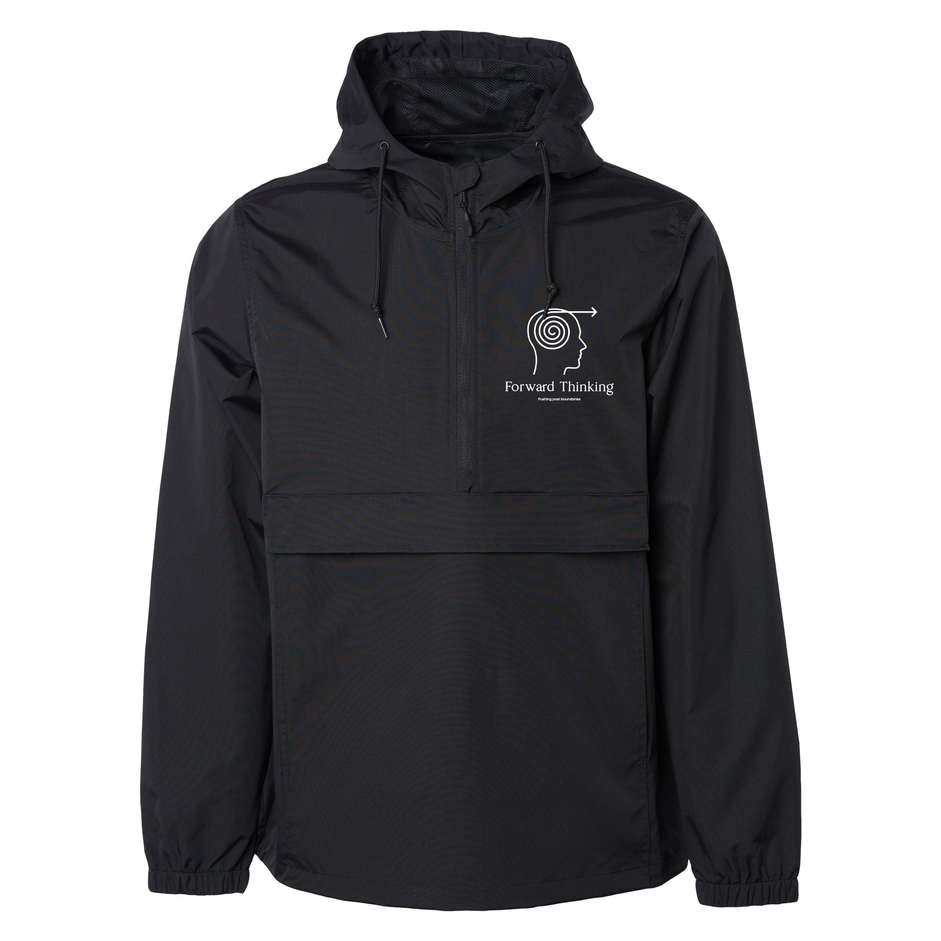 Forward Thinking Anorak Half Zip Waterproof Jacket Front