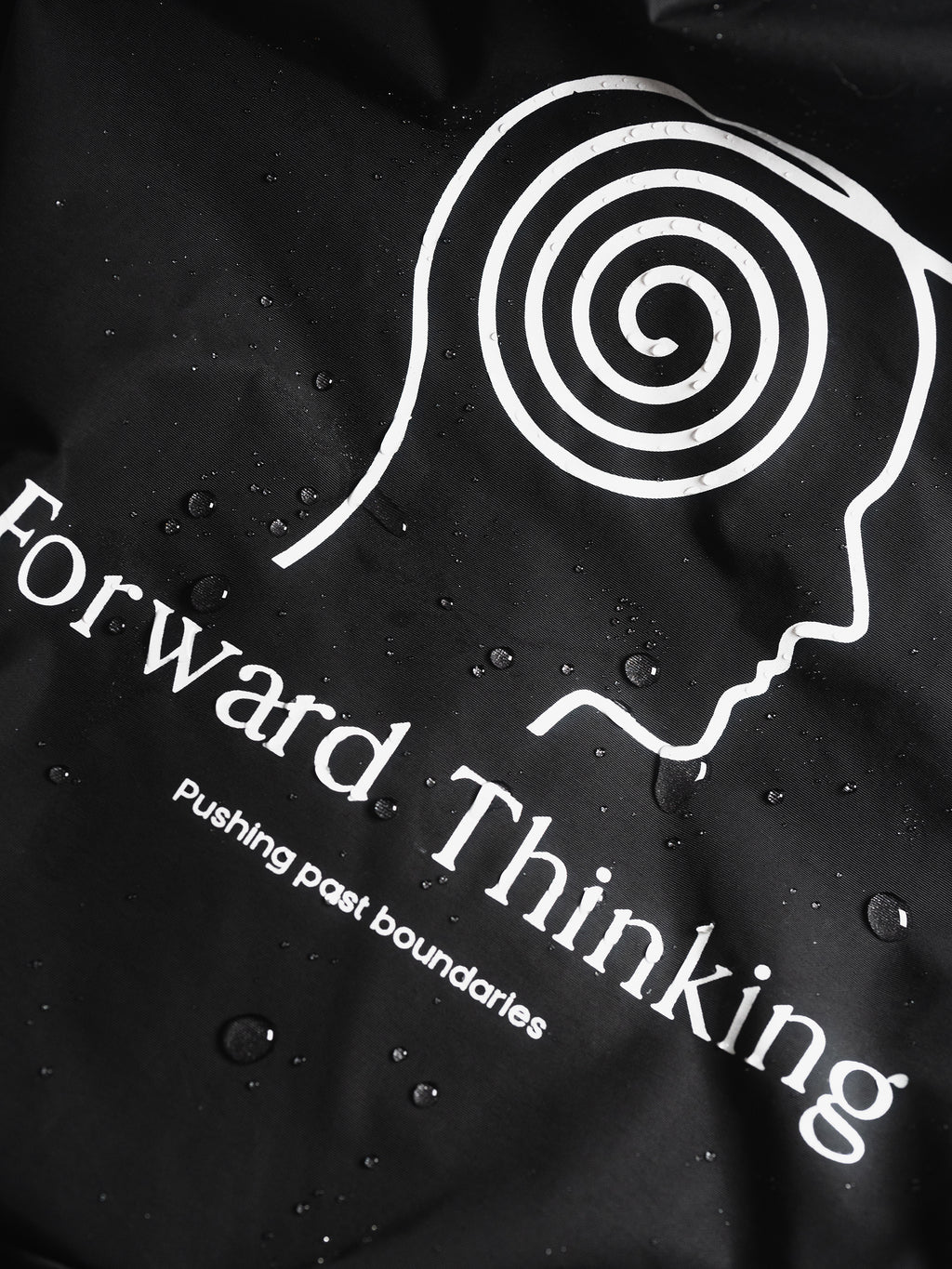 Forward Thinking Anorak Jacket Water Droplet Closeup