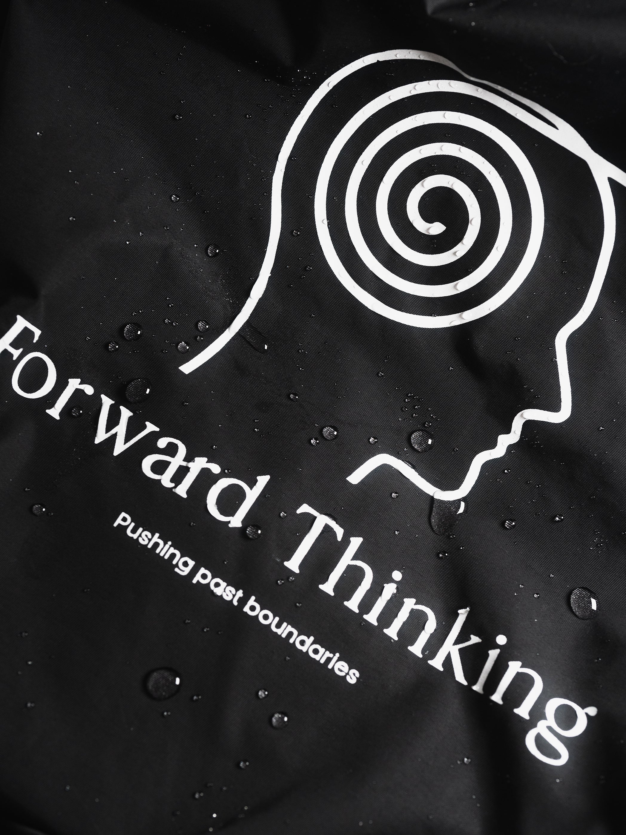 Forward Thinking Anorak Jacket Water Droplet Closeup