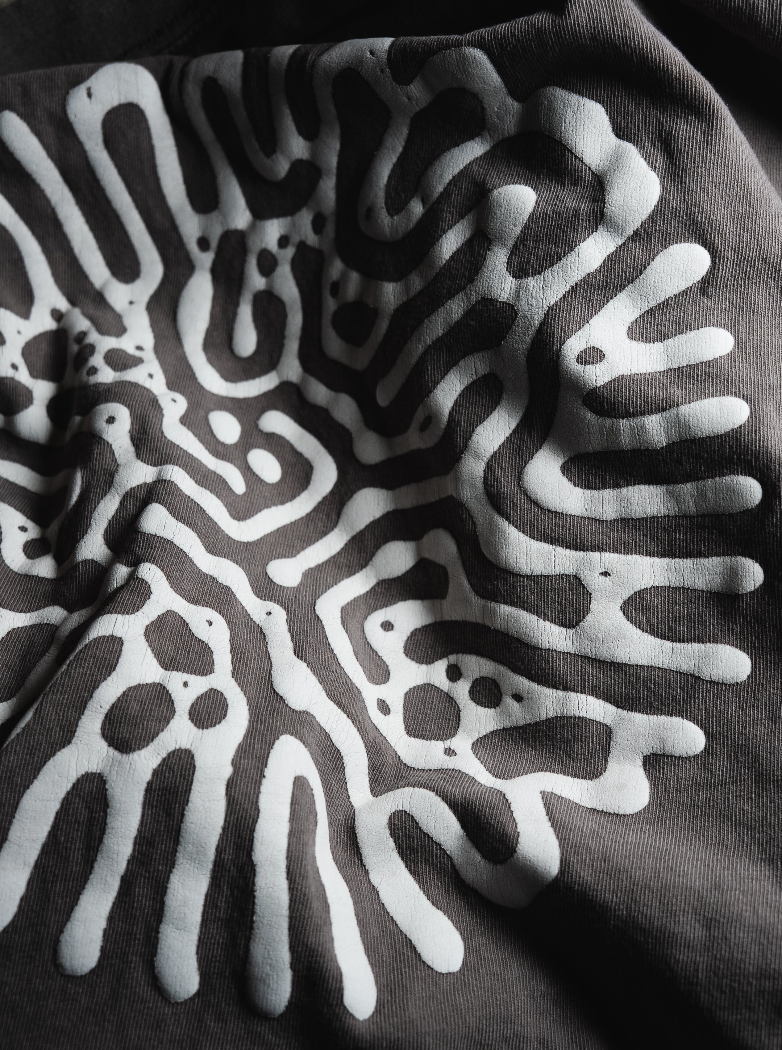 Psychedelic Research & Development Ferrofluid T-Shirt Back Closeup