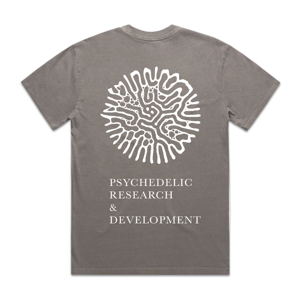 Psychedelic Research & Development Grey Ferrofluid Shirt Back