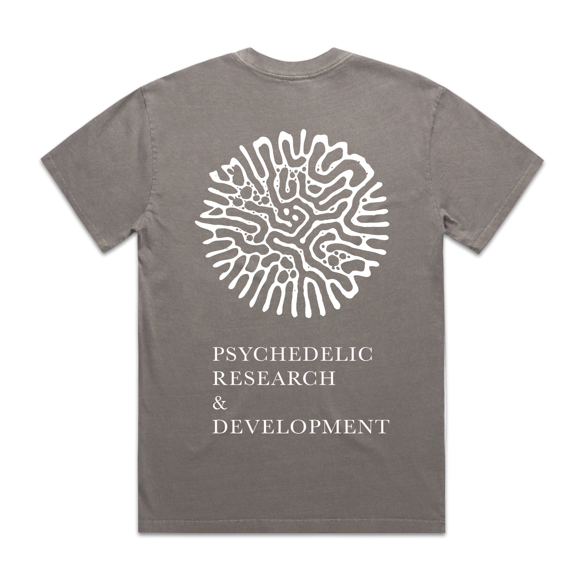 Psychedelic Research & Development Grey Ferrofluid Shirt Back