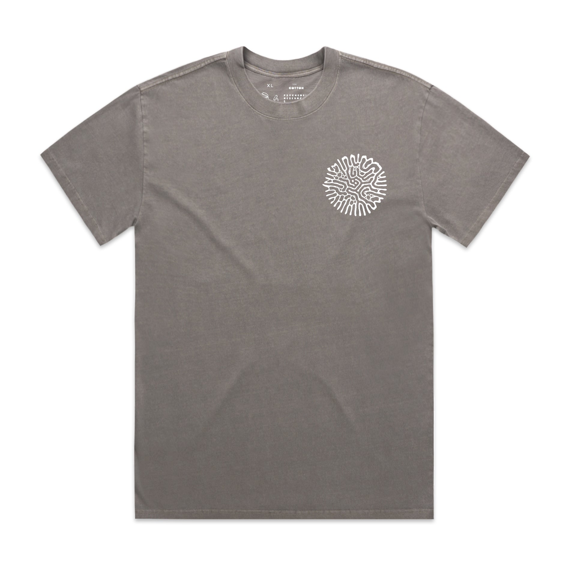 Psychedelic Research & Development Grey Ferrofluid Shirt Front