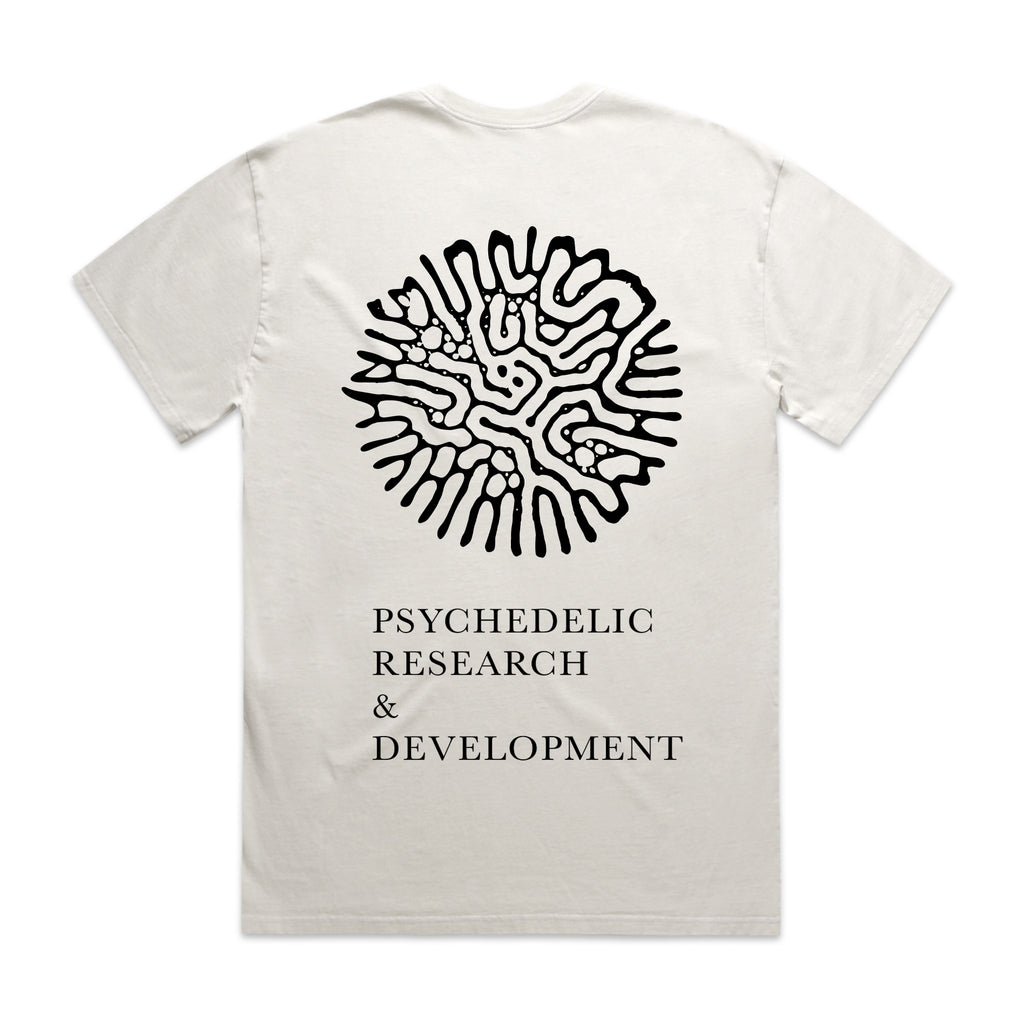 Psychedelic Research & Development White Ferrofluid Shirt Back