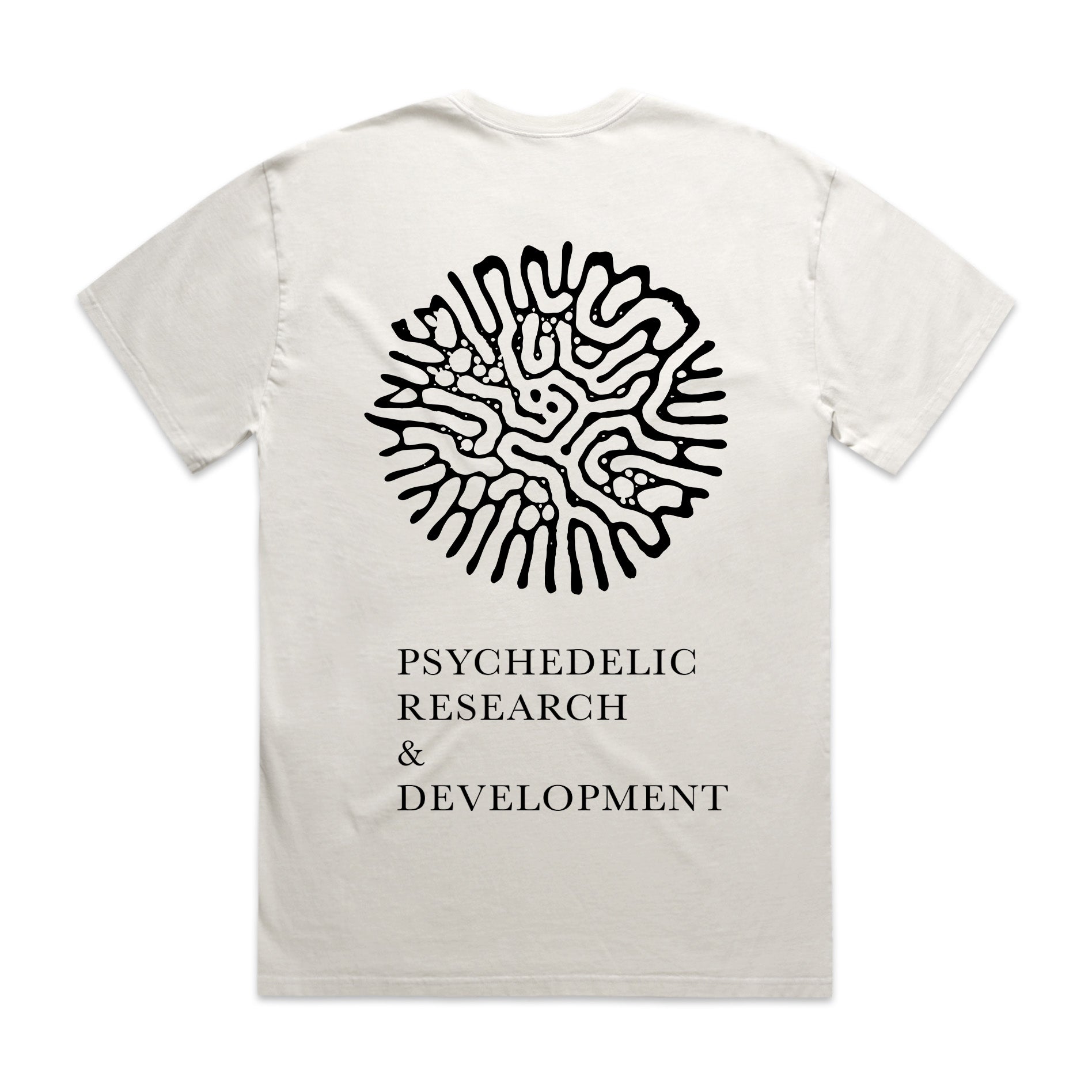 Psychedelic Research & Development White Ferrofluid Shirt Back