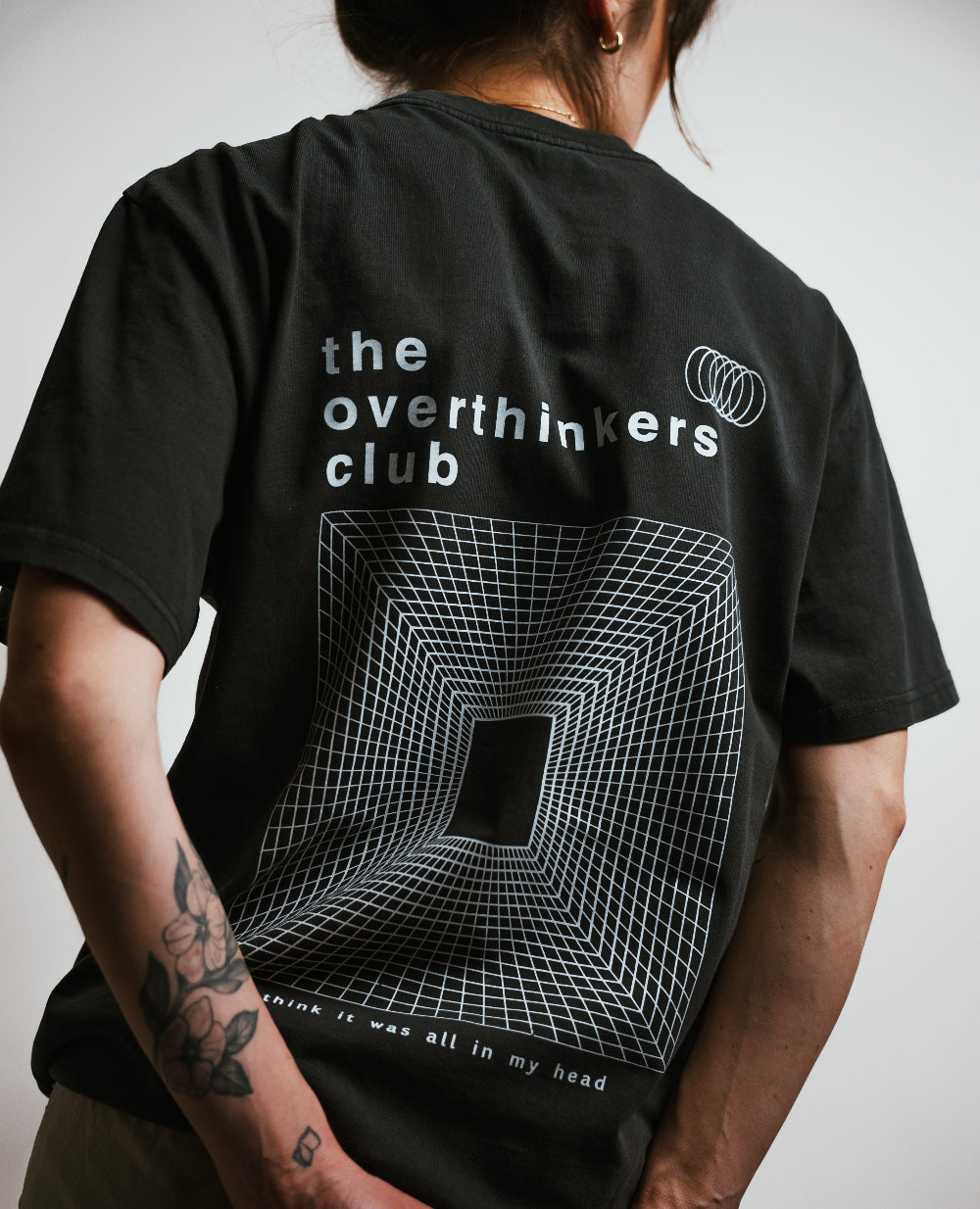 The Overthinkers Club Shirt Model Shot